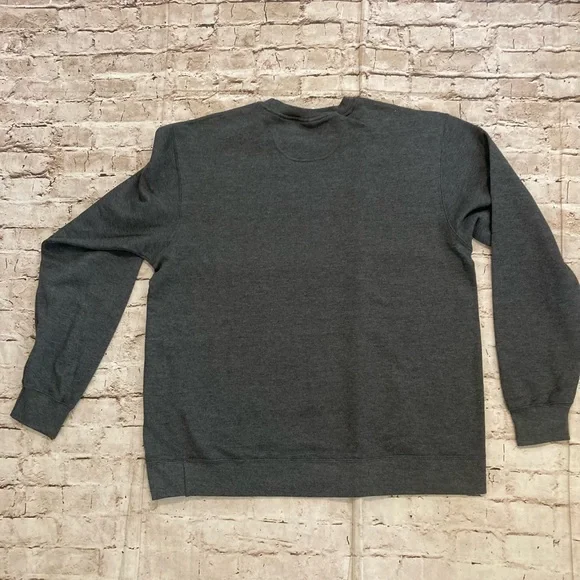 NWT Port & company USS Carl Vinson CVN-19 veteran gray fleece unisex sweater L. - Picture 3 of 9